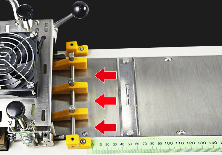 Automatic tape cutting machine, high-speed processing with yellow reel