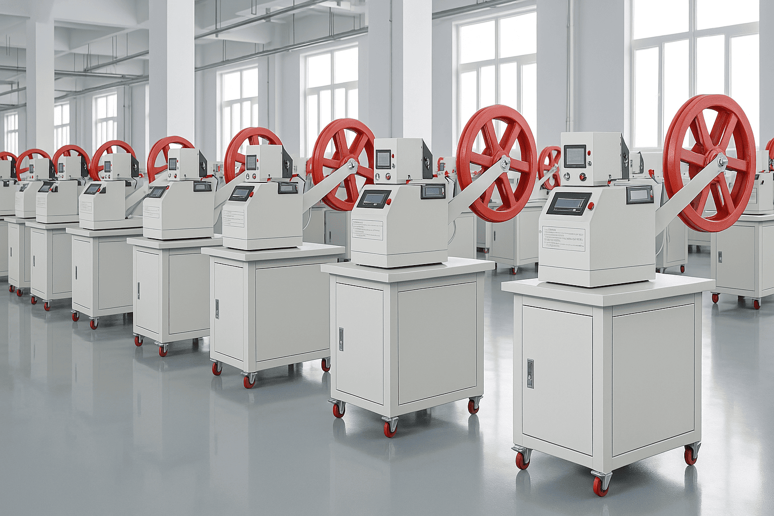 cutting nylon webbing with industrial machine