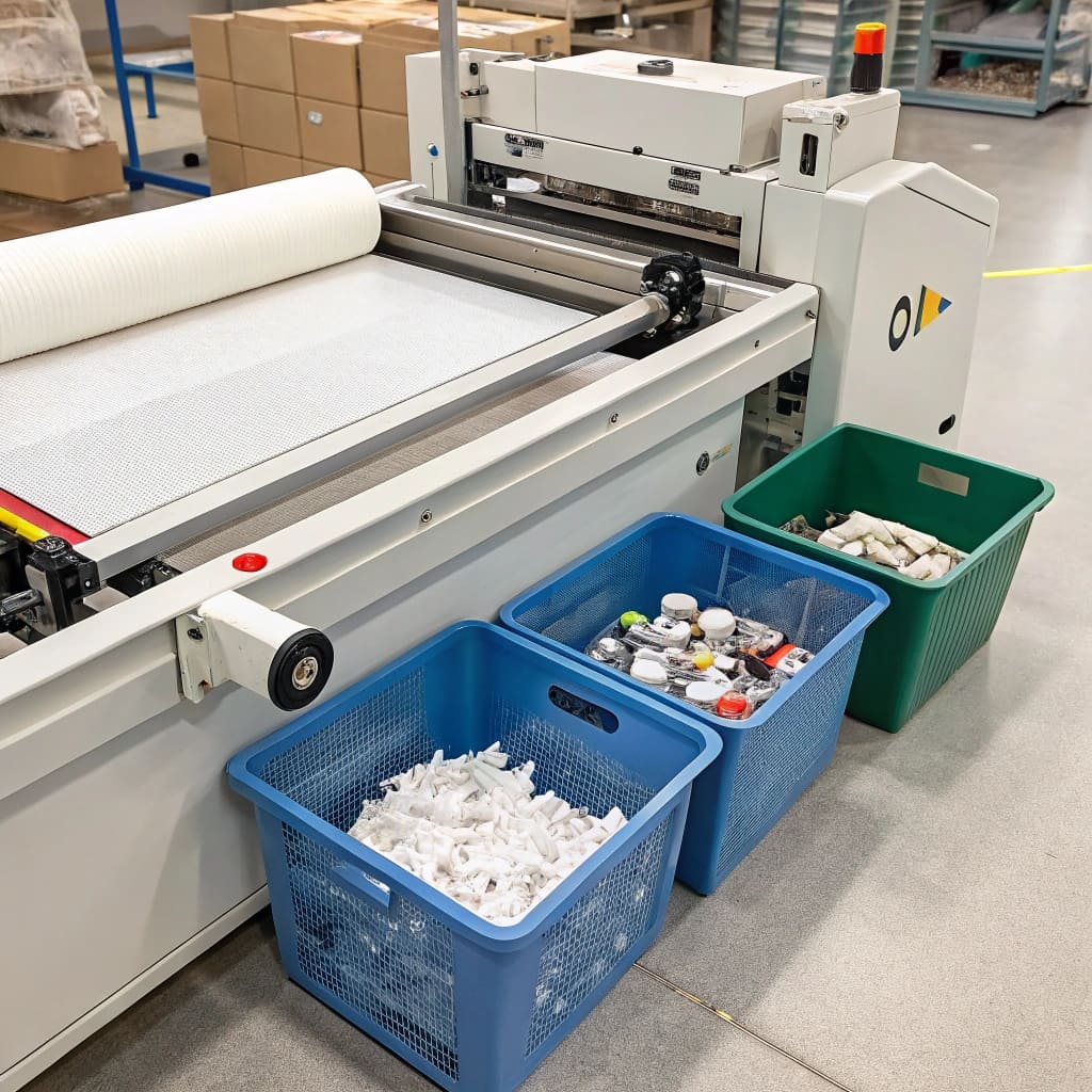 material waste reduction cutting machine minimizes material waste