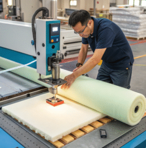 Alt Text 1 Illustration of various foam cutting machines highlighting the need for multiple technologies
