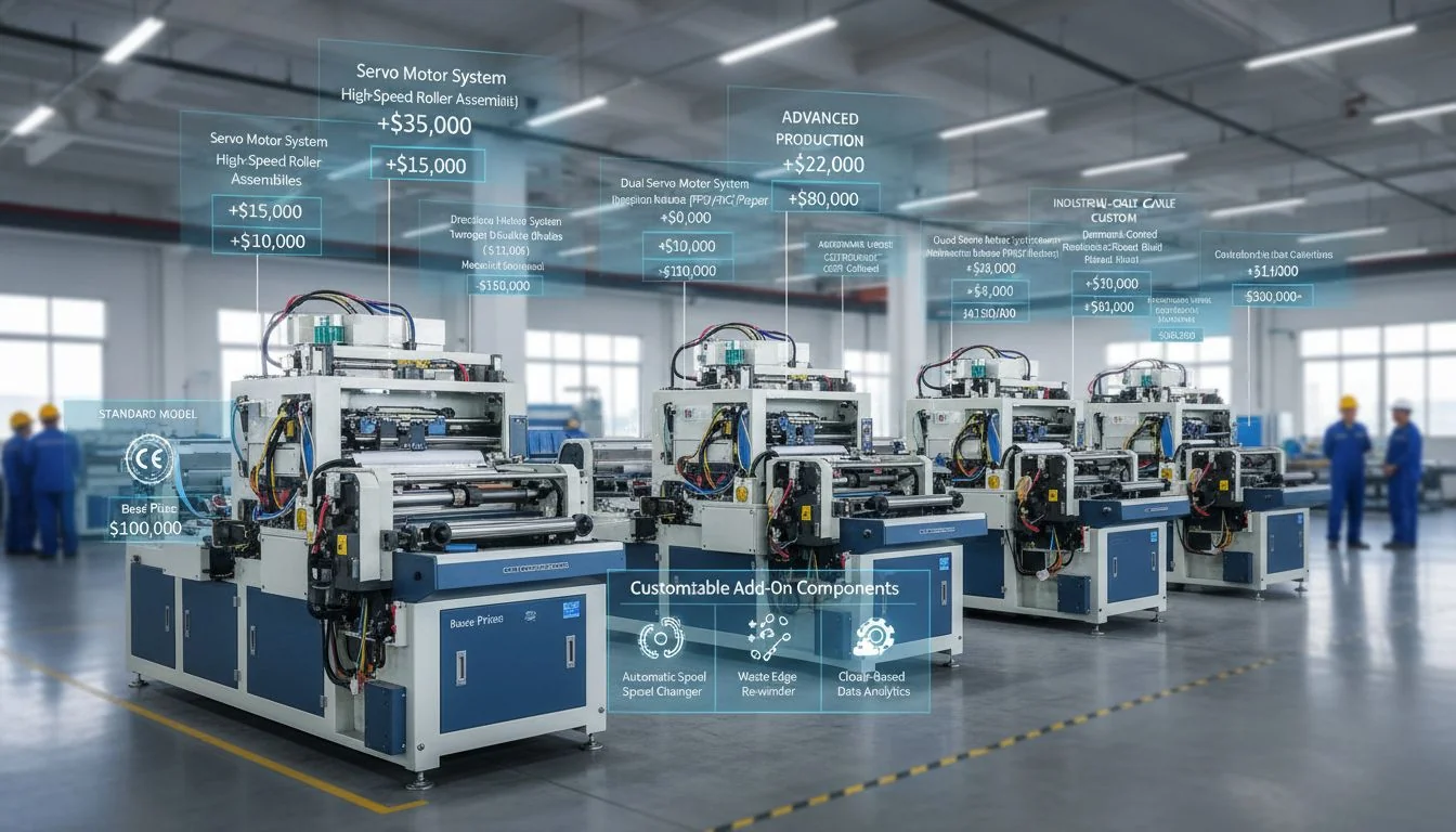 aluminium foil cutting machine pricing in bulk orders Industrial aluminium foil cutting machines in a factory setting